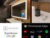 Inteligentne Lustro Łazienkowe Smart Google Z Oświetleniem LED L01 #4