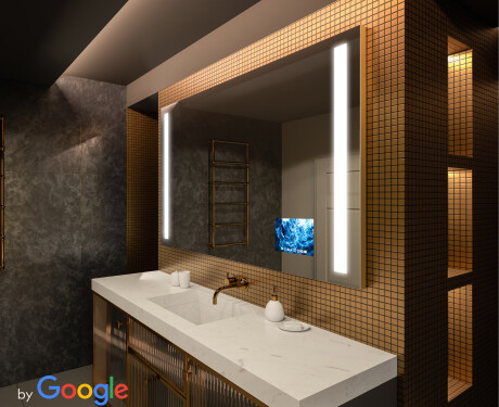 Lustro Łazienkowe Podświetlane Smart L02 Seria Google
