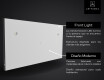 Inteligentne Lustro Łazienkowe Smart Google Z Oświetleniem LED L15 #11
