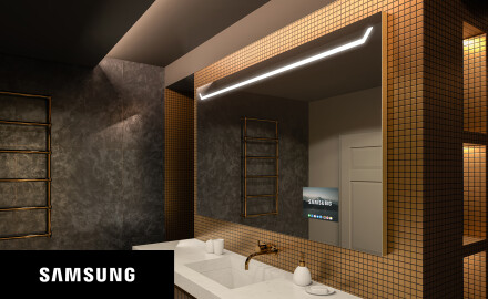 Lustro Łazienkowe Podświetlane LED Smart L128 Samsung