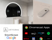 Półokrągłe Lustro Łazienkowe LED SMART W222 Google #2