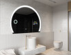 Półokrągłe Lustro Łazienkowe LED SMART W222 Google #10