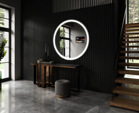 Inteligentne Lustro Łazienkowe Okrągłe LED SMART SAMSUNG L76 #5