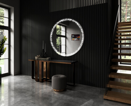 Inteligentne Lustro Łazienkowe LED Okrągłe L115 Samsung #4