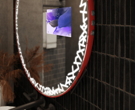 Inteligentne Lustro Łazienkowe LED Okrągłe L115 Samsung #10