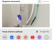 Inteligentne Lustro Łazienkowe Okrągłe LED SMART L153 Samsung #3