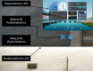 Inteligentne Zaokrąglone Lustro Łazienkowe LED SmartScreen 21,5” #2