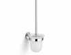 CLASSIC-Szczotka WC wisząca / szkło matowe / chrom