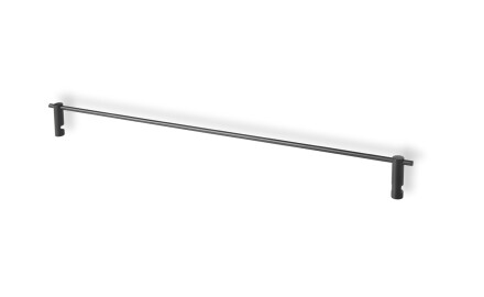 CLASSIC-Reling 50 do półki szklanej 07.80160 / czarny mat