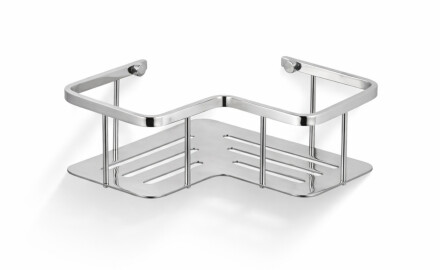 Koszyk - półka narożna 20x20x7 / stal polerowana