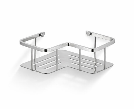 Koszyk - półka narożna 20x20x7 / stal polerowana