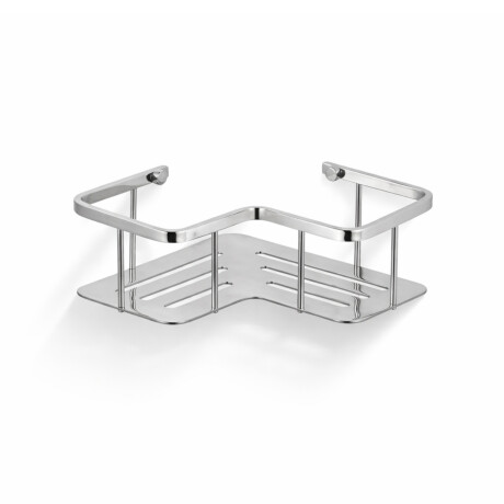 Koszyk - półka narożna 20x20x7 / stal polerowana #1