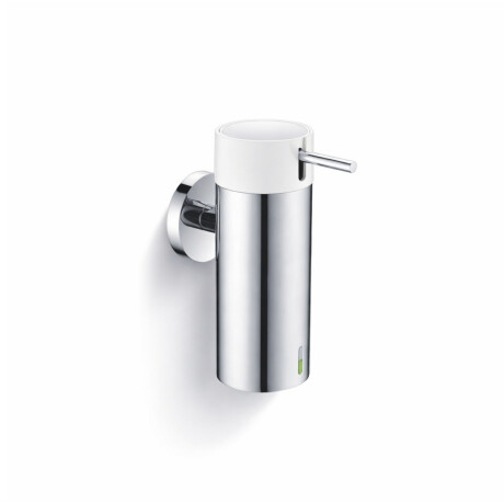 Dozownik do mydła w płynie 0,15L / stal polerowana / pompka biała + stal poler #1