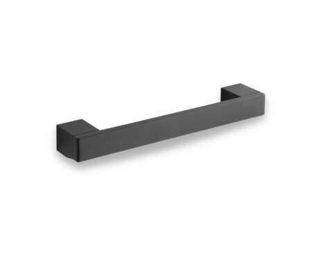 Uchwyt łazienkowy prosty 28 cm/ czarny mat