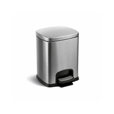 Kosz pedałowy PREMIUM prostokątny 5 L, soft close / stal nierdzewna satyna #1