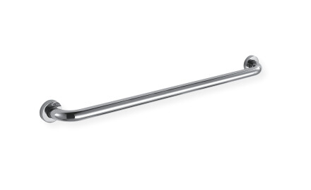 Poręcz wspomagająca dla osób z niepełnosprawnościami Ø32 prosta STANDARD- 80cm / stal nierdzewna polerowana