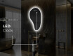 Lustro LED nieregularne z oświetleniem na ścianę S222 #8
