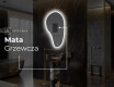 Lustro LED nieregularne z oświetleniem na ścianę S222 #7