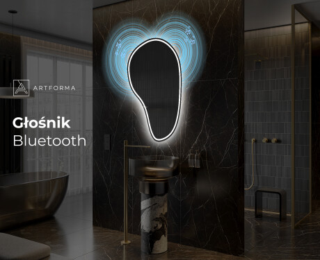 Lustro LED nieregularne z oświetleniem na ścianę S223 #6