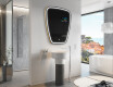 Nieregularne Lustro Łazienkowe LED SMART Z223 Google #9