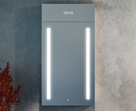 Szafka Do Przedpokoju Wisząca z Lustrem LED Amelia 60 x 110cm #7