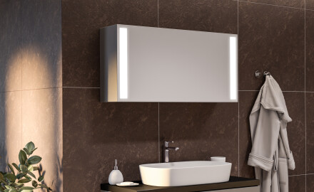 Szafka łazienkowa z lustrem LED Sofia 100 x 50cm