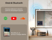 Zaokrąglone Nowoczesne Lustro LED z ramką iPad Displine L141 #4
