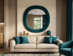 Designerskie lustro tapicerowane - Velora Arco