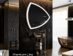 Lustro asymetryczne łazienkowe podświetlane LED T222 #4