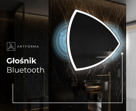 Lustro asymetryczne łazienkowe podświetlane LED T222 #5