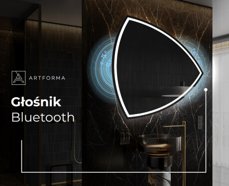 Lustro asymetryczne łazienkowe podświetlane LED T223 #5