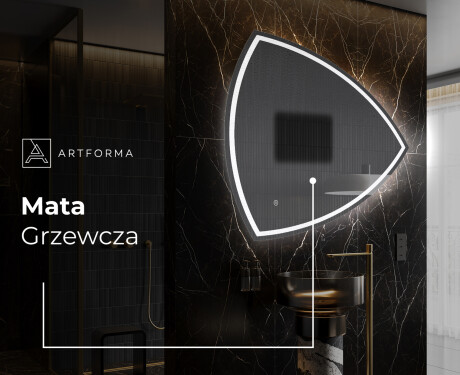 Lustro asymetryczne łazienkowe podświetlane LED T223 #8