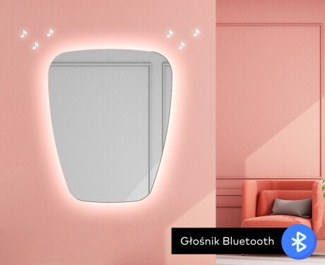 Lustro nieregularne podświetlane dekoracyjne LED Z221 #7
