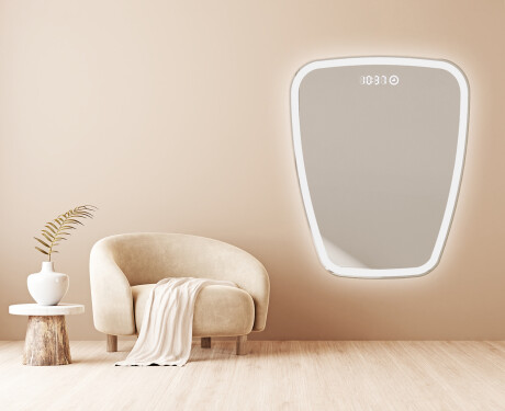 Lustro nieregularne podświetlane dekoracyjne LED Z222 #4