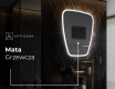 Lustro nieregularne podświetlane dekoracyjne LED Z222 #8