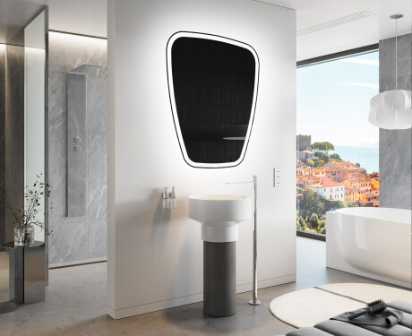 Lustro nieregularne podświetlane dekoracyjne LED Z222 #9