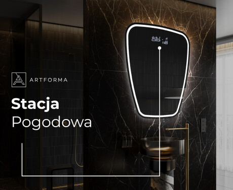 Lustro nieregularne podświetlane dekoracyjne LED Z223 #6