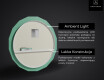 Okrągłe Lustro Łazienkowe Podświetlane LED193 #4