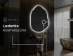 Lustro asymetryczne łazienkowe podświetlane LED E221 #5