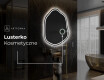 Lustro LED nieregularne z oświetleniem na ścianę E223 #5