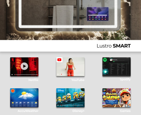 Lustro Łazienkowe Podświetlane LED143 #3