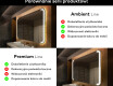 Lustro Łazienkowe Podświetlane LED144 #2