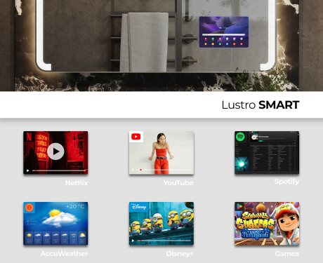 Lustro Łazienkowe Podświetlane LED144 #3