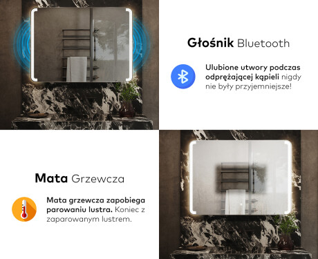 Lustro Łazienkowe Podświetlane LED144 #6