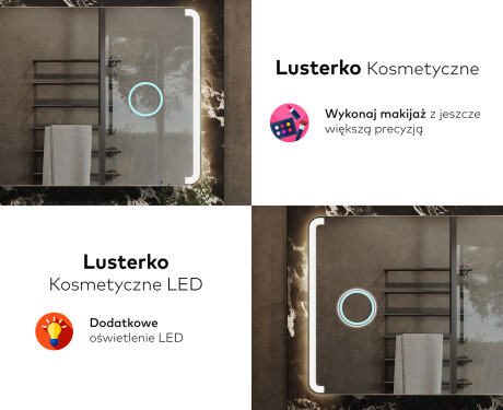Lustro Łazienkowe Podświetlane LED144 #8