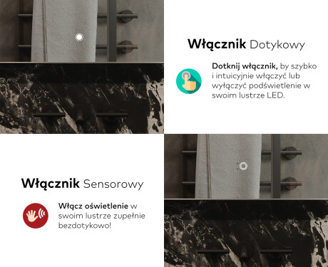 Lustro Łazienkowe Podświetlane LED144 #9