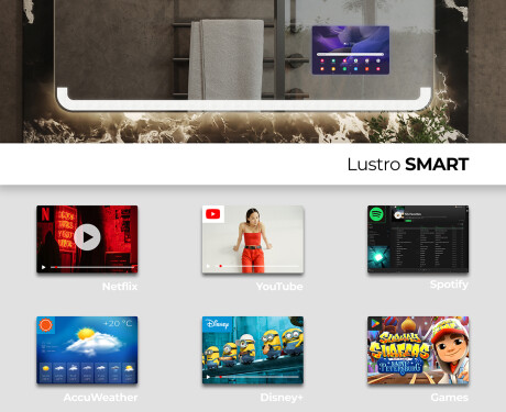 Lustro Łazienkowe Podświetlane LED145 #3