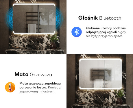 Lustro Łazienkowe Podświetlane LED145 #6