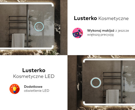 Lustro Łazienkowe Podświetlane LED145 #8