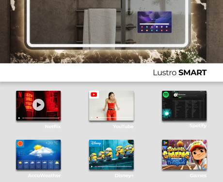 Lustro Łazienkowe Podświetlane LED147 #3